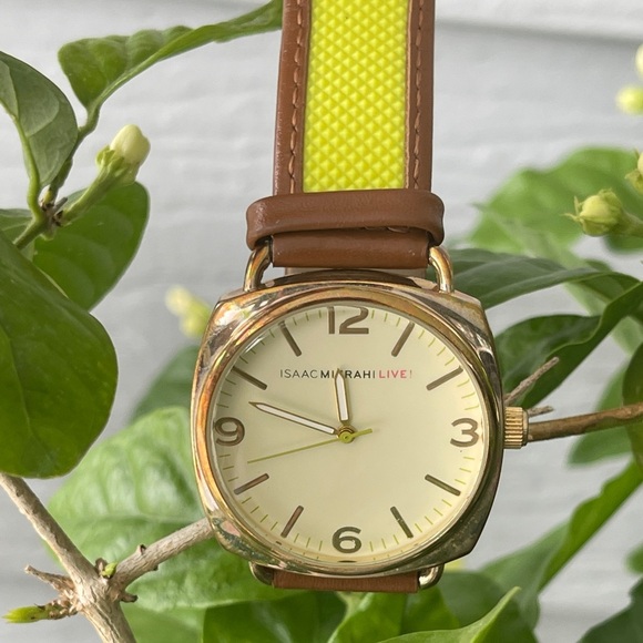 Isaac Mizrahi Accessories - ISAAC MIZRAHI LIVE! Genuine Leather Watch